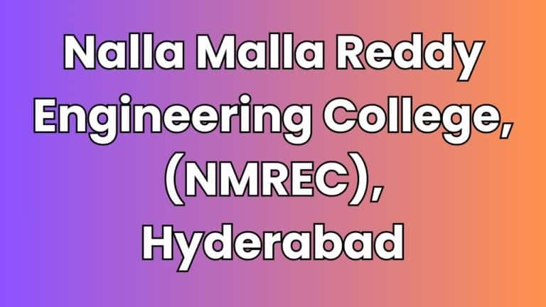 Nalla Malla Reddy Engineering College