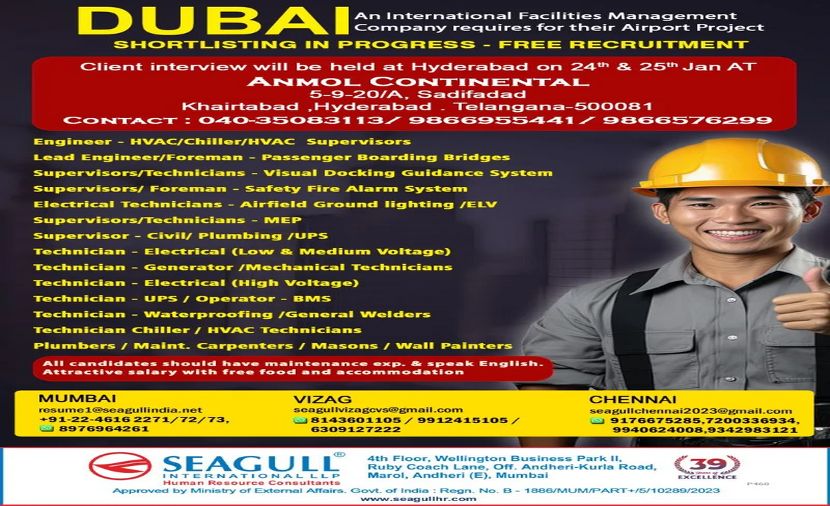 Job Opportunities in Dubai Free Recruitment